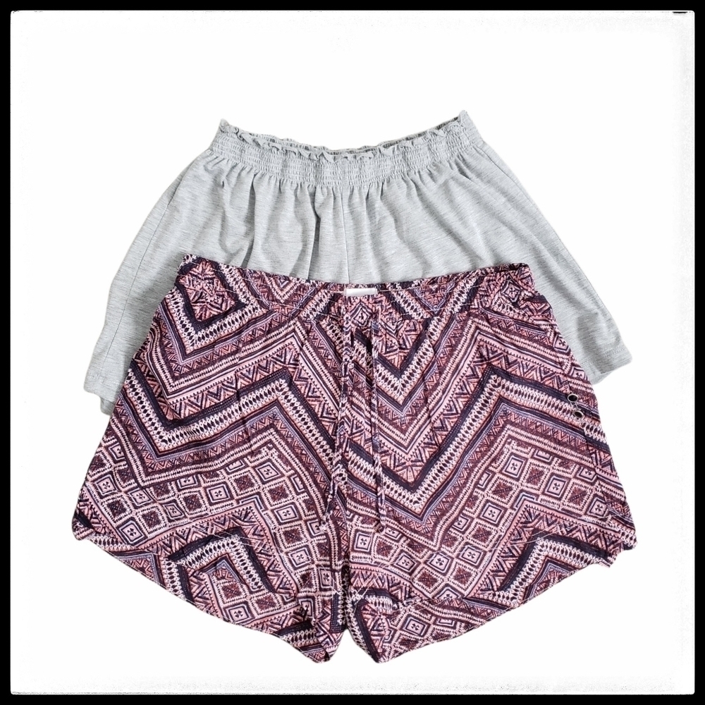 ⭐3/$25⭐ Ardene Heathered and Patterned Shorts
